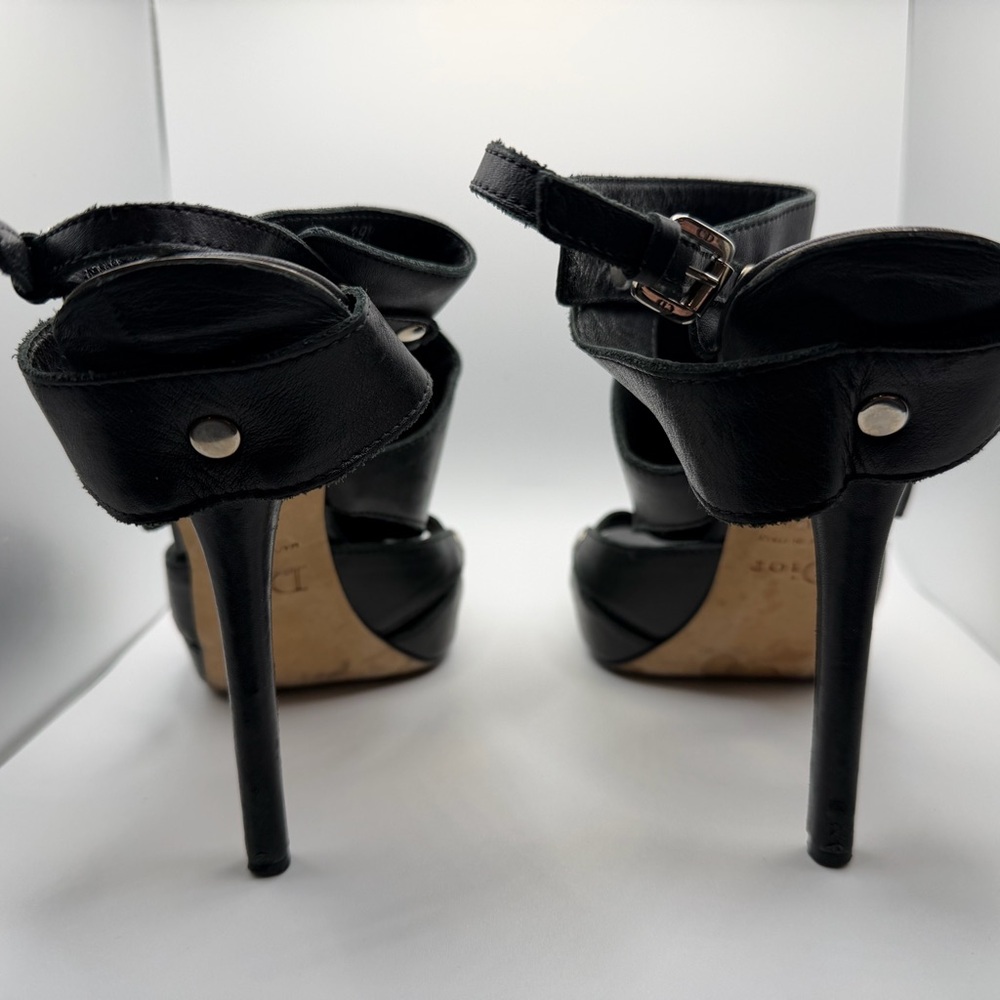 Pre-owned Dior Black Stilettos Size 39.5